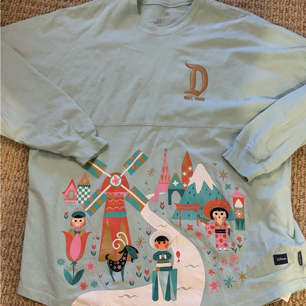 Disney Women’s XL Small World Spirit Jersey